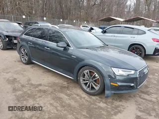 2017 Audi allroad Premium Plus with VIN WA18NAF49HA181863, listed as a IAAI auction lot 41535257 with 163,436 mi miles. Bid and sale history available at carsss.com. Image 1.