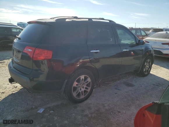 2009 Acura MDX Tech/Entertainment Pkg with VIN 2HNYD28489H513932, listed as a Copart auction lot 88688695 with 263,658 mi miles and Salvage Title. Bid and sale history available at carsss.com. Image 3.