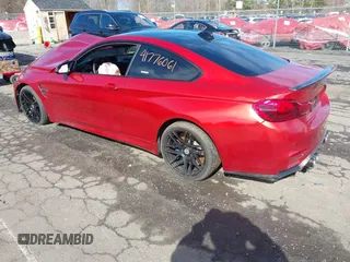2015 BMW M4 with VIN WBS3R9C54FK329689, listed as a IAAI auction lot 41776061 with Not Provided miles. Bid and sale history available at carsss.com. Image 3.