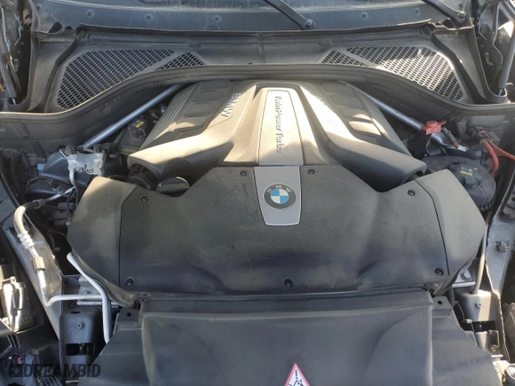 2016 BMW X6 xDrive50i with VIN 5UXKU6C57G0R33958, listed as a Copart auction lot 49774065 with 124,226 mi miles and Salvage Title. Bid and sale history available at carsss.com. Image 12.