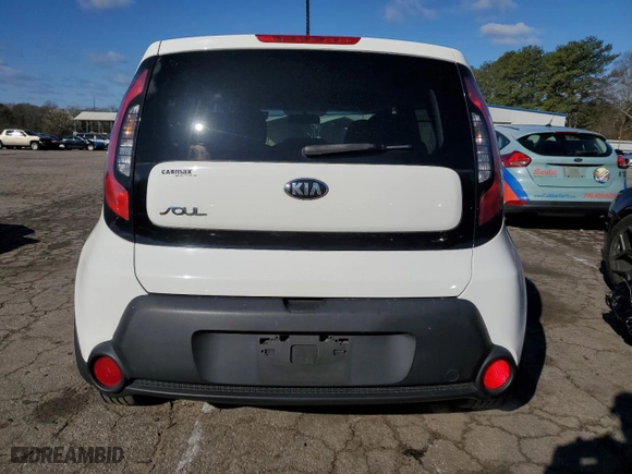 2015 Kia Soul with VIN KNDJN2A26F7791037, listed as a Copart auction lot 47938895 with 76,390 mi miles and Salvage Title. Bid and sale history available at carsss.com. Image 6.