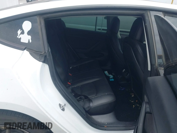 2023 Tesla Model 3 with VIN 5YJ3E1EA2PF417959, listed as a IAAI auction lot 42463853 with 22,736 mi miles and . Bid and sale history available at DreamBid. Image 8.
