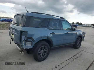 2024 Ford Bronco Sport Big Bend with VIN 3FMCR9B63RRE99989, listed as a Copart auction lot 61595025 with 6,359 mi miles and Salvage title. Bid and sale history available at DreamBid. Image 3.