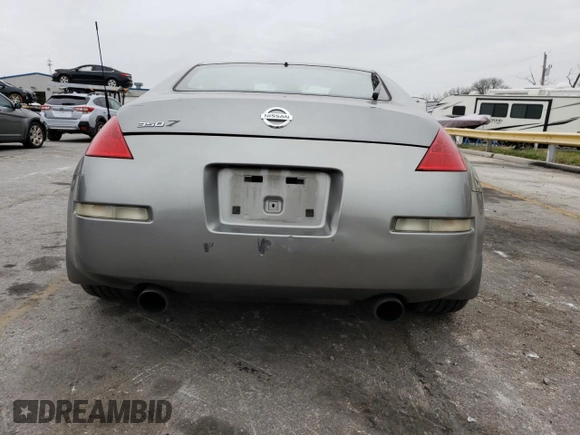 2006 Nissan 350Z Touring with VIN JN1AZ34D76M330778, listed as a Copart auction lot 82560514 with 93,590 mi miles and Salvage Title. Bid and sale history available at carsss.com. Image 6.