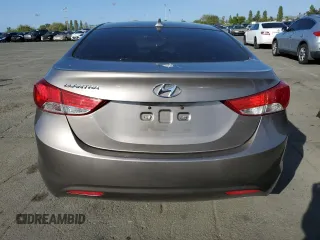2013 Hyundai Elantra GLS with VIN 5NPDH4AE9DH268713, listed as a Copart auction lot 53203525 with 132,540 mi miles and Salvage title. Bid and sale history available at DreamBid. Image 6.