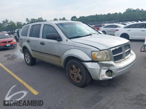 2007 Dodge Durango SLT with VIN 1D8HB48P67F564962, listed as a IAAI auction lot 42678140 with 197,509 mi miles and . Bid and sale history available at DreamBid. Image 1.