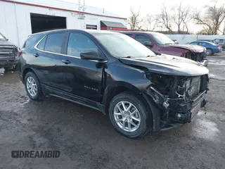 2022 Chevrolet Equinox LT z VIN 3GNAXUEV0NL136786, wystawiony jako IAAI lot #41134017 z przebiegiem 69 169 mil mil oraz . Historia ofert i sprzedaży dostępna na DreamBid. Obrazek 1.
