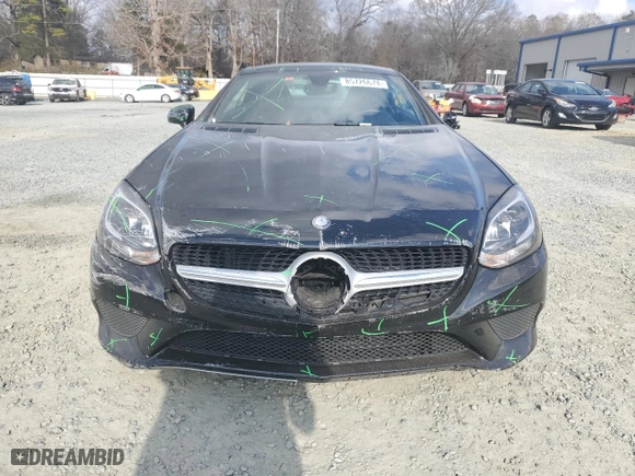 2018 Mercedes-Benz SLC with VIN WDDPK3JA0JF151653, listed as a Copart auction lot 85726674 with 25,147 mi miles and Salvage Title. Bid and sale history available at carsss.com. Image 5.
