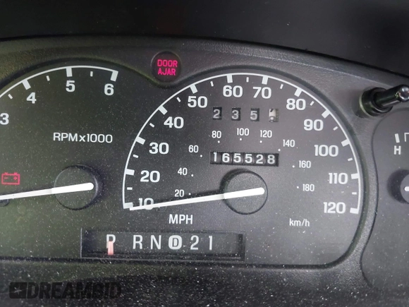 2001 Ford Ranger XLT Appearance with VIN 1FTYR14E81TA29380, listed as a IAAI auction lot 41956602 with 165,528 mi miles. Bid and sale history available at carsss.com. Image 15.