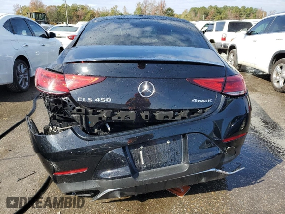 2019 Mercedes-Benz CLS with VIN WDD2J5KB7KA033419, listed as a Copart auction lot 83600804 with 74,674 mi miles and Salvage Title. Bid and sale history available at carsss.com. Image 6.