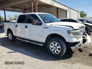 2014 Ford F-150 XL with VIN 1FTFW1CT4EKF14885, listed as a Copart auction lot 49716315 with 166,468 mi miles and Salvage Title. Bid and sale history available at carsss.com. Image 4.
