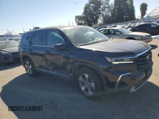 2025 Honda Pilot EX-L with VIN 5FNYG2H40SB002708, listed as a Copart auction lot 46706125 with 2,978 mi miles and Salvage Title. Bid and sale history available at carsss.com. Image 4.