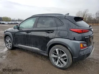 2021 Hyundai Kona Ultimate with VIN KM8K5CA54MU612038, listed as a Copart auction lot 50702865 with 28,593 mi miles and Salvage Title. Bid and sale history available at carsss.com. Image 2.
