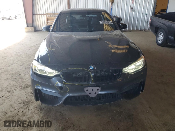 2016 BMW M3 with VIN WBS8M9C53G5D31473, listed as a Copart auction lot 50033425 with 88,302 mi miles and Salvage title. Bid and sale history available at DreamBid. Image 5.