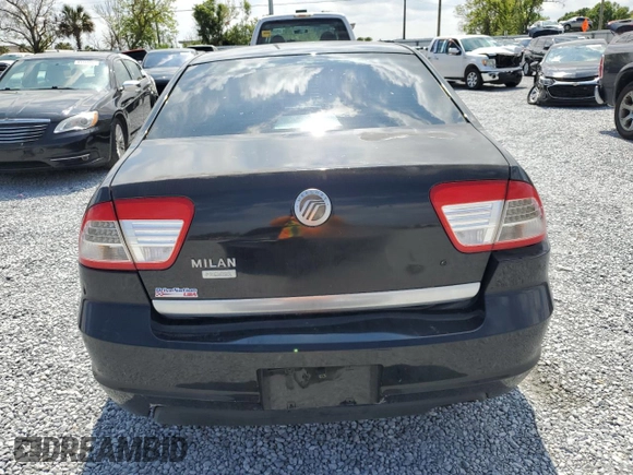 2006 Mercury Milan Premier with VIN 3MEHM08Z66R639100, listed as a Copart auction lot 48761715 with 119,492 mi miles and Salvage Title. Bid and sale history available at carsss.com. Image 6.