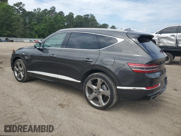 2024 Genesis GV80 with VIN KMUHCESC5RU162434, listed as a Copart auction lot 61974415 with 5,186 mi miles and Salvage title. Bid and sale history available at DreamBid. Image 2.