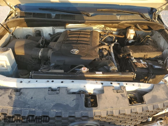 2020 Toyota Tundra 2WD SR5 with VIN 5TFEY5F17LX263254, listed as a Copart auction lot 76206444 with 57,348 mi miles and Salvage Title. Bid and sale history available at carsss.com. Image 11.