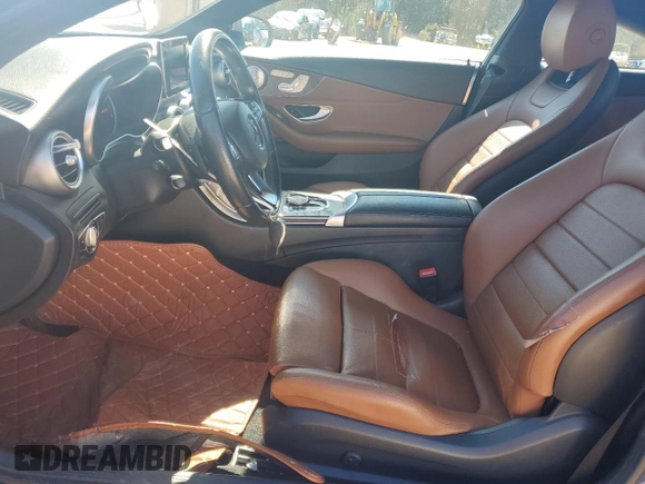 2017 Mercedes-Benz C 300 with VIN WDDWJ4JB4HF337414, listed as a Copart auction lot 45985695 with 114,082 mi miles and Salvage Title. Bid and sale history available at carsss.com. Image 7.