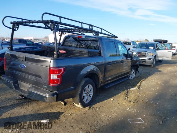 2020 Ford F-150 XL with VIN 1FTEW1C41LFA51212, listed as a IAAI auction lot 41327073 with 1 mi miles. Bid and sale history available at carsss.com. Image 4.
