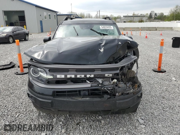 2024 Ford Bronco Sport Big Bend z VIN 3FMCR9B60RRF09605, wystawiony jako Copart lot #54833435 z przebiegiem 8 714 mil mil oraz Szkoda całkowita • Salvage title. Historia ofert i sprzedaży dostępna na DreamBid. Obrazek 5.