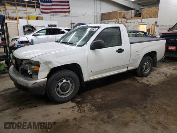 2006 Chevrolet Colorado Work Truck z VIN 1GCCS148268238603, wystawiony jako Copart lot #41386645 z przebiegiem 150 781 mil mil oraz Szkoda całkowita • Salvage title. Historia ofert i sprzedaży dostępna na DreamBid. Obrazek 1.
