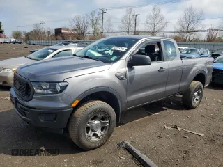 2021 Ford Ranger XL with VIN 1FTER1FH9MLD42355, listed as a Copart auction lot 53815395 with 50,339 mi miles and Salvage Title. Bid and sale history available at carsss.com. Image 1.