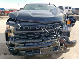 2024 Chevrolet Silverado 1500 Custom with VIN 3GCPABEK0RG245584, listed as a Copart auction lot 50540105 with 43,937 mi miles and Salvage Title. Bid and sale history available at DreamBid. Image 5.
