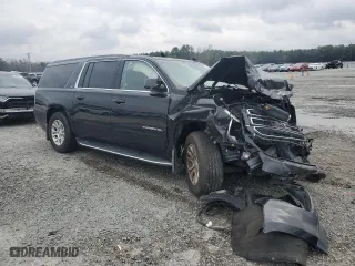 2017 GMC Yukon XL SLT with VIN 1GKS2GKC6HR239440, listed as a Copart auction lot 46329925 with 127,646 mi miles and Salvage Title. Bid and sale history available at carsss.com. Image 4.