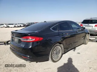 2018 Ford Fusion Hybrid Titanium with VIN 3FA6P0RU5JR247839, listed as a Copart auction lot 37485033 with 86,045 mi miles. Bid and sale history available at carsss.com. Image 3.