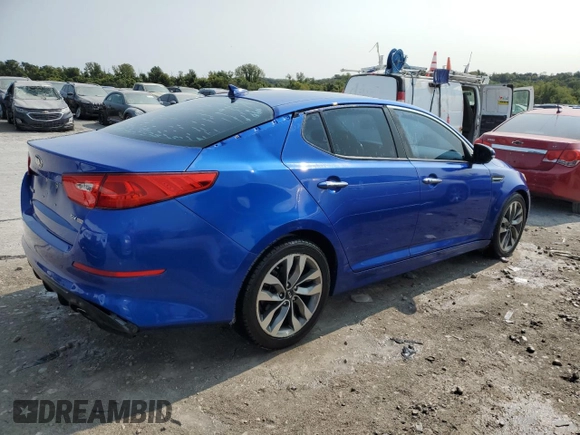 2015 Kia Optima SX with VIN 5XXGR4A73FG441832, listed as a Copart auction lot 70875324 with 111,695 mi miles and Salvage Title. Bid and sale history available at carsss.com. Image 3.