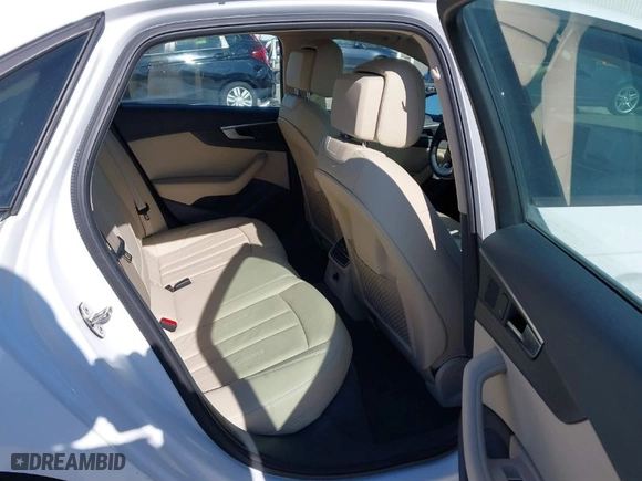 2018 Audi A4 Premium with VIN WAUKMAF49JA084308, listed as a IAAI auction lot 41598408 with 32,380 mi miles. Bid and sale history available at carsss.com. Image 8.