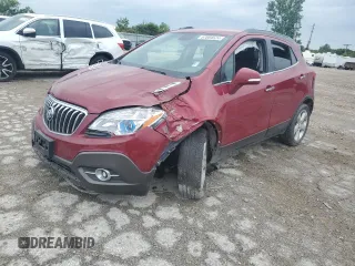 2015 Buick Encore Convenience with VIN KL4CJFSB1FB093503, listed as a Copart auction lot 57084524 with 87,436 mi miles and Salvage Title. Bid and sale history available at carsss.com. Image 1.
