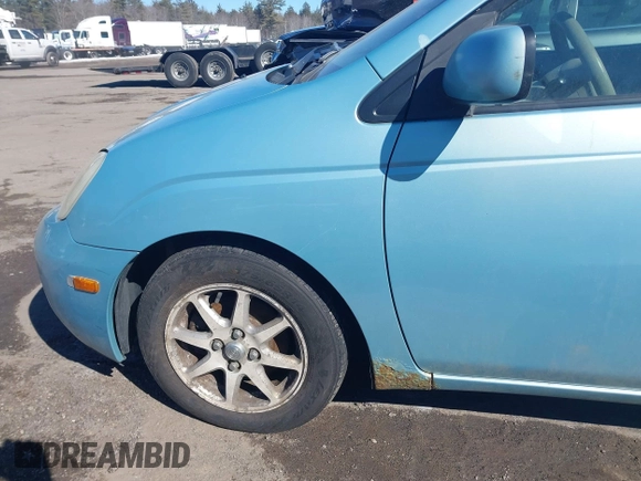 2002 Toyota Prius with VIN JT2BK18UX20049069, listed as a IAAI auction lot 41677053 with 1 mi miles. Bid and sale history available at carsss.com. Image 15.