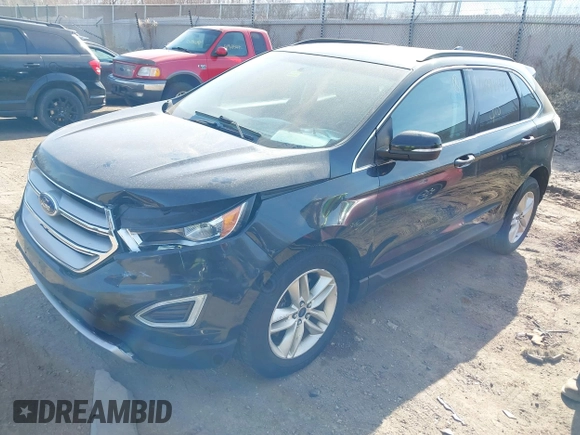 2015 Ford Edge SEL with VIN 2FMTK4J87FBB62259, listed as a IAAI auction lot 41894442 with 185,004 mi miles. Bid and sale history available at carsss.com. Image 17.