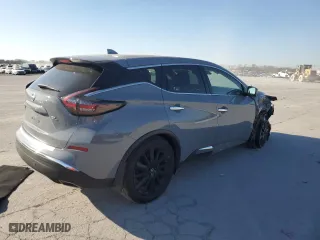 2024 Nissan Murano SL with VIN 5N1AZ2CJ8RC110814, listed as a Copart auction lot 48553325 with 30,063 mi miles and Salvage Title. Bid and sale history available at carsss.com. Image 3.