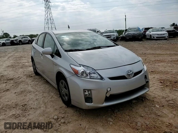 2010 Toyota Prius II with VIN JTDKN3DU5A5181691, listed as a Copart auction lot 52583355 with 191,452 mi miles and Salvage Title. Bid and sale history available at carsss.com. Image 10.