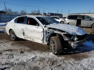 2017 Lexus GS with VIN JTHCZ1BLXHA006943, listed as a Copart auction lot 42955245 with 45,652 mi miles and Salvage Title. Bid and sale history available at carsss.com. Image 4.