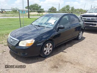 2008 Kia Spectra EX with VIN KNAFE121185519836, listed as a IAAI auction lot 42588551 with 132,221 mi miles and . Bid and sale history available at DreamBid. Image 2.