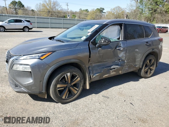 2023 Nissan Rogue SL with VIN 5N1BT3CA8PC761501, listed as a Copart auction lot 49505045 with 37,856 mi miles and Salvage Title. Bid and sale history available at carsss.com. Image 1.