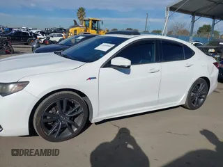 2018 Acura TLX w/A-SPEC Pkg with VIN 19UUB2F67JA003073, listed as a IAAI auction lot 41604080 with 121,078 mi miles. Bid and sale history available at carsss.com. Image 14.