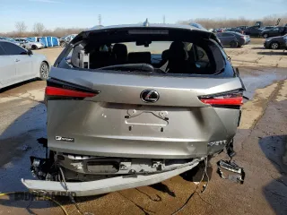 2018 Lexus NX with VIN JTJBARBZ8J2175024, listed as a Copart auction lot 44782455 with 33,316 mi miles and Salvage Title. Bid and sale history available at carsss.com. Image 6.