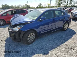2018 Kia Rio LX with VIN 3KPA24AB7JE127486, listed as a Copart auction lot 50742805 with 55,569 mi miles and Salvage Title. Bid and sale history available at carsss.com. Image 1.