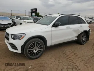 2021 Mercedes-Benz GLC 300 z VIN W1N0G8DB9MV324085, wystawiony jako Copart lot #52031845 z przebiegiem 43 701 mil mil oraz Szkoda całkowita • Salvage title. Historia ofert i sprzedaży dostępna na DreamBid. Obrazek 1.