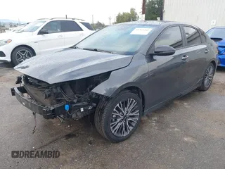 2023 Kia Forte GT-Line with VIN 3KPF54AD5PE525299, listed as a IAAI auction lot 41765260 with 63,795 mi miles. Bid and sale history available at carsss.com. Image 2.