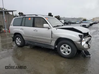 1998 Toyota Land Cruiser with VIN JT3HT05J1W0007919, listed as a Copart auction lot 48937745 with 309,613 mi miles and Salvage Title. Bid and sale history available at carsss.com. Image 4.