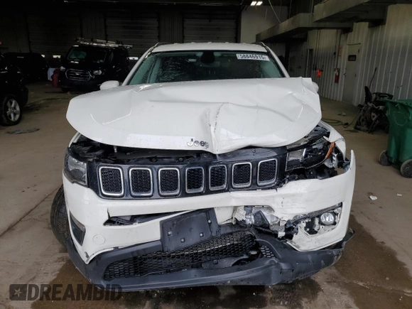 2021 Jeep Compass Altitude with VIN 3C4NJDBB4MT520798, listed as a Copart auction lot 58846915 with 51,819 mi miles and Non repairable. Bid and sale history available at DreamBid. Image 5.
