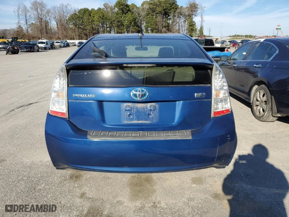 2011 Toyota Prius I with VIN JTDKN3DU4B5308397, listed as a Copart auction lot 45702325 with 182,224 mi miles and Salvage Title. Bid and sale history available at carsss.com. Image 6.