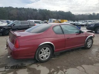 2006 Chevrolet Monte Carlo LT 3.9L with VIN 2G1WK161869206653, listed as a Copart auction lot 42876605 with 146,914 mi miles and Salvage Title. Bid and sale history available at carsss.com. Image 3.