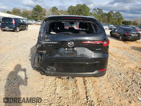 2024 Mazda CX-90 Preferred Plus with VIN JM3KKCHD4R1165169, listed as a Copart auction lot 47855215 with 6,677 mi miles and Salvage Title. Bid and sale history available at DreamBid. Image 6.