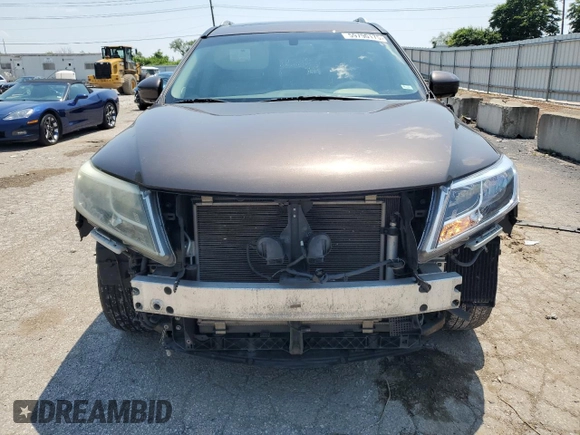 2015 Nissan Pathfinder S with VIN 5N1AR2MM1FC616327, listed as a Copart auction lot 59790175 with 141,116 mi miles and Salvage title. Bid and sale history available at DreamBid. Image 5.